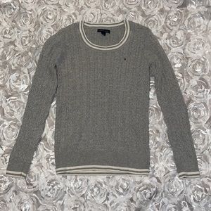 Tommy Hilfiger Grey Knit Sweater